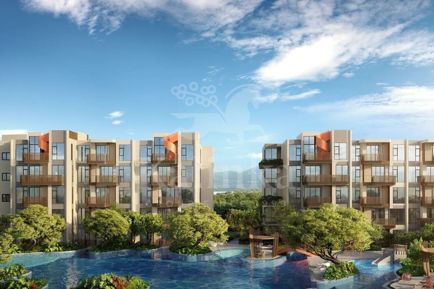 Canvas Cherng Talay, 2-комнатная, 41.5 м2, 5 этажей, фото 1