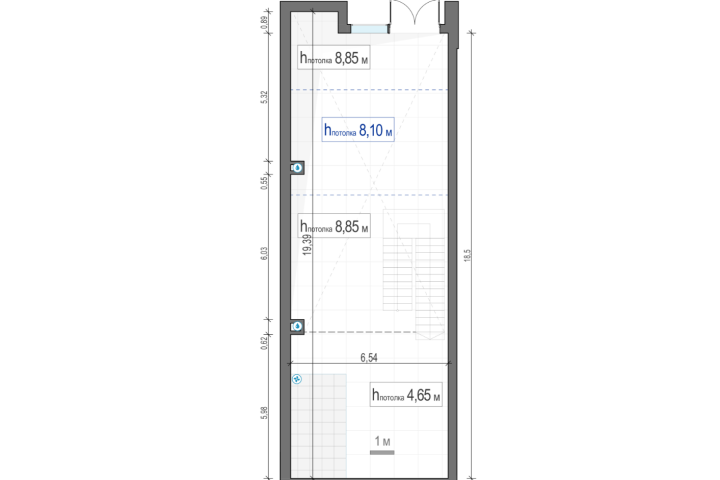 Any purpose space 168 m 2 — Life Time