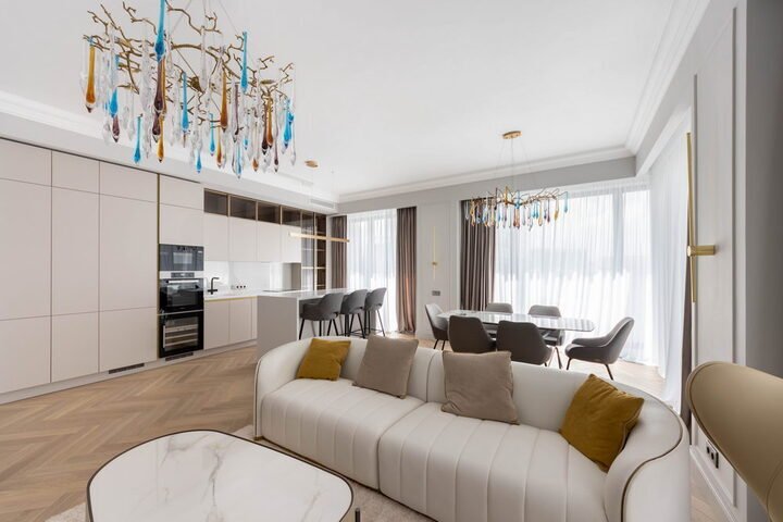 4-комнатная квартира 136 м 2 , 35 этаж — Prime Park