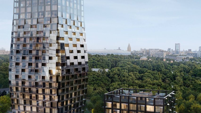 новостройка 3-комнатная квартира 55 м 2 , 17 этаж — С5