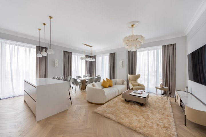 4-комнатная квартира 136 м 2 , 35 этаж — Prime Park