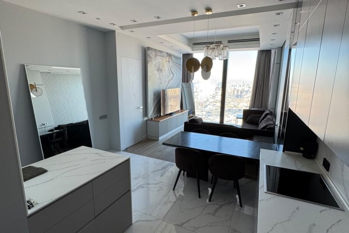 новостройка 2-комнатные апартаменты 58 м 2 , 48 этаж — Neva Towers